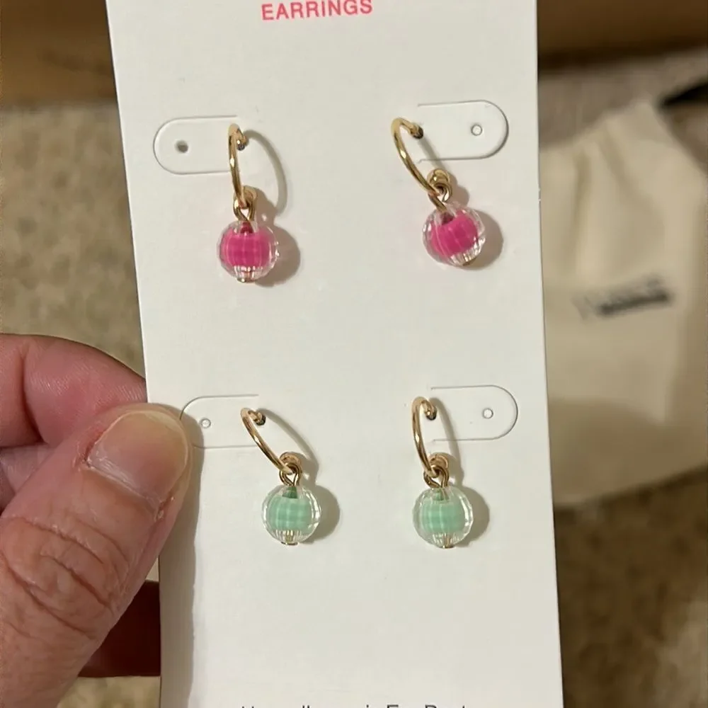 NWT Crewcuts Hypoallergenic Earrings Set